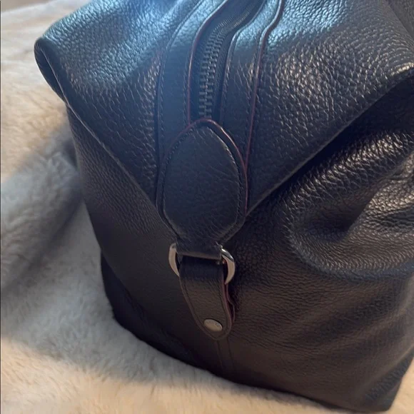 Coach Black Leather Duffel Bag - Picture 5 of 10